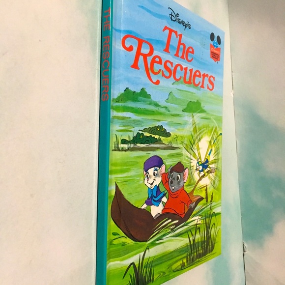 WALT DISNEY’S VTG 70s THE RESCUERS. HARDCOVER BOOK - Picture 2 of 15